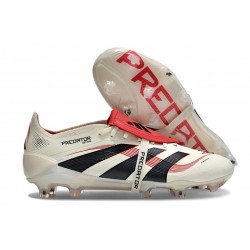 Adidas Predator Elite Foldover Tongue FG Blanco Off Negro Rubí Puro
