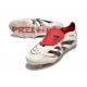 Adidas Predator Elite Foldover Tongue FG Blanco Off Negro Rubí Puro