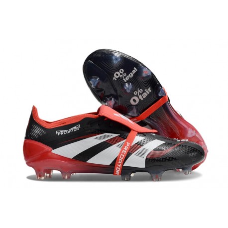Adidas Predator Elite Foldover Tongue FG X MOMENTS Negro Blanco Rojo