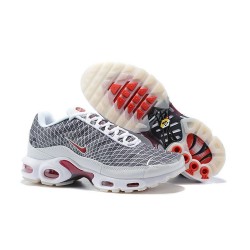 Zapatillas para Hombres Nike Air Max Plus TN - Gris Blanco