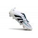 Adidas Predator Elite Foldover Tongue FG Blanco Negro Ciano