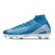 Nike Air Zoom Mercurial Superfly X Elite FG Azul Blanco