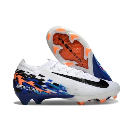 Nike Air Zoom Mercurial Vapor 16 Elite FG Blanco Negro Azul