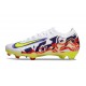 Nike Air Zoom Mercurial Vapor 16 Elite FG Blanco Amarillo Violeta Rojo