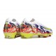 Nike Air Zoom Mercurial Vapor 16 Elite FG Blanco Amarillo Violeta Rojo