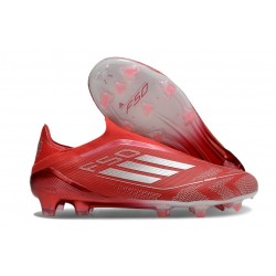 Bota de Futbol Adidas F50 Elite LL FG Rojo Plata