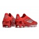 Bota de Futbol Adidas F50 Elite LL FG Rojo Plata