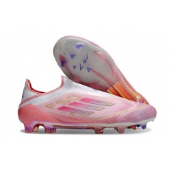 Bota de Futbol Adidas F50 Elite LL FG Rosa Blanco