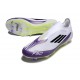 Bota de Futbol Adidas F50 Elite LL FG X Messi Ftwr Blanco Negro Morado Unity