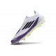 Bota de Futbol Adidas F50 Elite LL FG X Messi Ftwr Blanco Negro Morado Unity