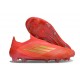 Bota de Futbol Adidas F50 Elite LL FG Rojo Dorado Met Rojo Vivo