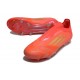 Bota de Futbol Adidas F50 Elite LL FG Rojo Dorado Met Rojo Vivo