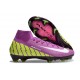Nike Air Zoom Mercurial Superfly X Elite FG Violeta Blanco Amarillo