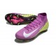 Nike Air Zoom Mercurial Superfly X Elite FG Violeta Blanco Amarillo