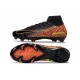 Nike Air Zoom Mercurial Superfly X Elite FG Negro Naranja Amarillo