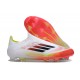 Bota de Futbol Adidas F50 Elite LL FG Blanco Negro Amarillo Solar
