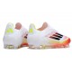 Bota de Futbol Adidas F50 Elite LL FG Blanco Negro Amarillo Solar