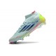 Adidas F50 Elite Mid Cut FG Casi Azul Azul Semilúcido Semi Amarillo Solar