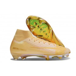 Nike Air Zoom Mercurial Superfly X Elite FG Amarillo Oro
