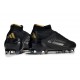 Adidas F50 Elite Mid Cut FG Negro Hierro Met Dorado Met