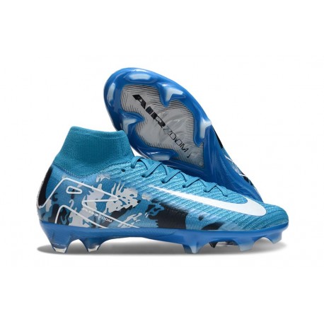 Nike Zoom Mercurial Superfly 10 Elite FG Azul Blanco