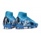 Nike Zoom Mercurial Superfly 10 Elite FG Azul Blanco