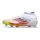 Adidas F50 Elite Mid Cut FG Ftwr Blanco Rojo Amarillo