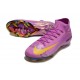Nike Zoom Mercurial Superfly 10 Elite FG Violeta Amarillo