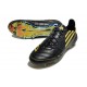 Adidas F50 Elite FG Botines de Futbol Negro Amarillo