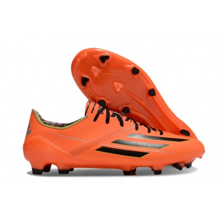 Adidas F50 Elite FG Botines de Futbol Naranja Negro