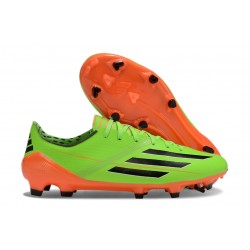 Adidas F50 Elite FG Botines de Futbol Verde Naranja Negro