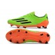 Adidas F50 Elite FG Botines de Futbol Verde Naranja Negro