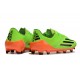 Adidas F50 Elite FG Botines de Futbol Verde Naranja Negro