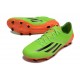Adidas F50 Elite FG Botines de Futbol Verde Naranja Negro