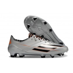 Adidas F50 Elite FG Botines de Futbol Plata Negro