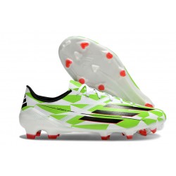 Adidas F50 Elite FG Botines de Futbol Verde Negro Blanco