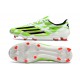 Adidas F50 Elite FG Botines de Futbol Verde Negro Blanco