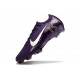 Nike Air Zoom Mercurial Vapor 16 Elite FG X MBAPPE Grand Morado Marfil claro
