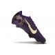 Nike Air Zoom Mercurial Vapor 16 Elite FG X MBAPPE Grand Morado Marfil claro