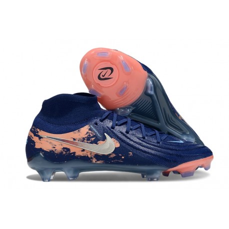 Nike Phantom Luna 2 Elite FG Erling Haaland Azul Plateado Naranja