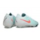 Zapatos Nike Phantom Luna II Elite L FG Menta Rojo Atómico Negro