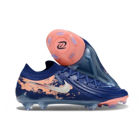 Zapatos Nike Phantom Luna II Elite L FG X Haaland Azul Vacío Cromo