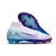 Nike Zoom Mercurial Superfly 10 Elite FG Blanco Azul Violeta