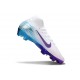 Nike Zoom Mercurial Superfly 10 Elite FG Blanco Azul Violeta