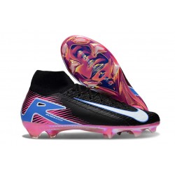 Nike Zoom Mercurial Superfly 10 Elite FG Negro Blanco Azul