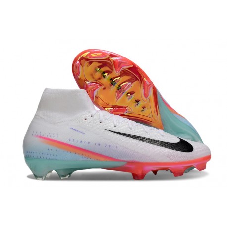 Nike Zoom Mercurial Superfly 10 Elite FG Blanco Negro