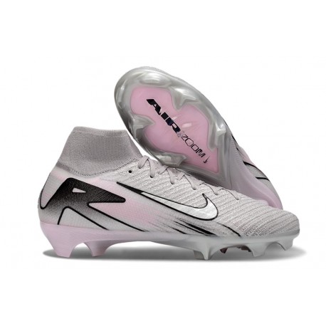 Nike Zoom Mercurial Superfly 10 Elite FG Gris Blanco