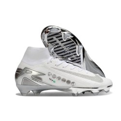 Nike Zoom Mercurial Superfly 10 Elite FG Blanco Plateada