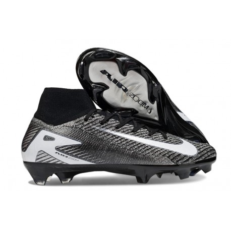 Nike Zoom Mercurial Superfly 10 Elite FG Negro Blanco