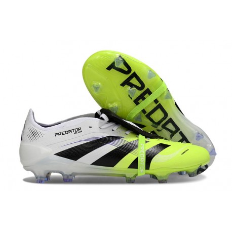 Adidas Predator Elite Foldover Tongue FG Blanco Negro Limón Lúcido